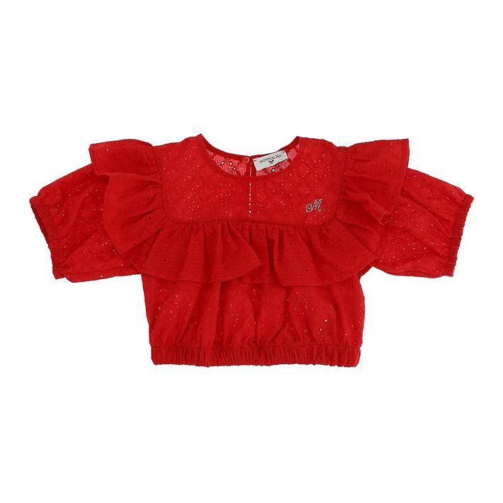 Sangallo lace top
