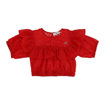 Sangallo lace top