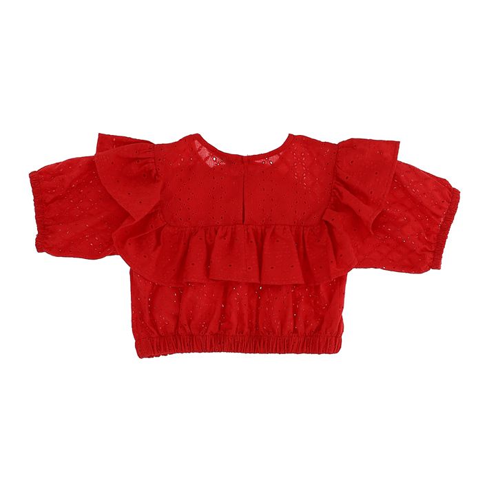 Sangallo lace top