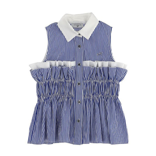 Top cotone bicolor