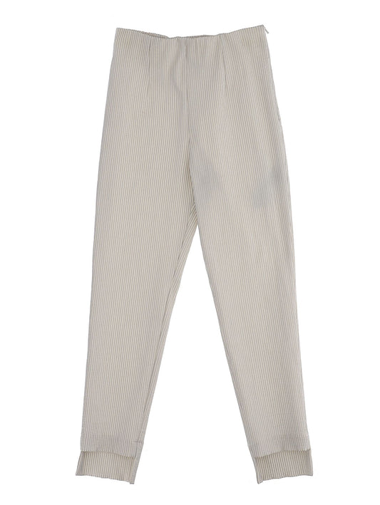 Striped stretch trousers