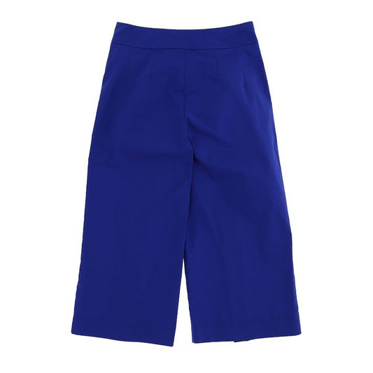 Navy poplin trousers