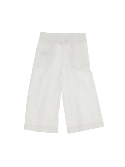 Navy poplin trousers