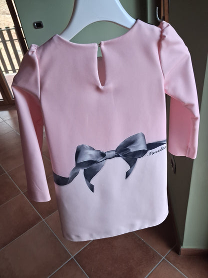 Two-tone dress w/bears
