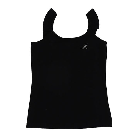 Tank top with rhinestones