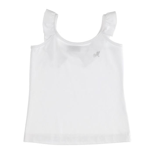 Tank top with rhinestones