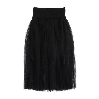 Long tulle skirt