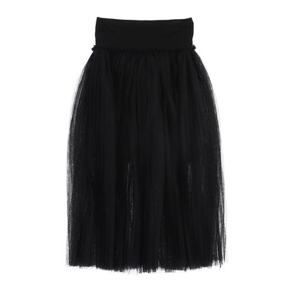 Long tulle skirt