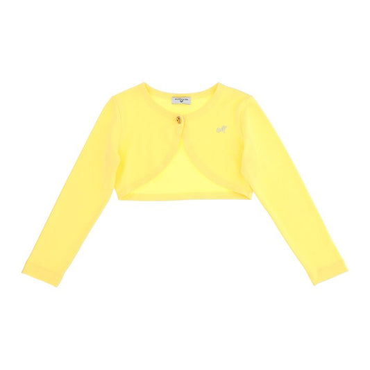 Plain knit cardigan