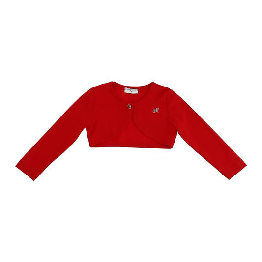 Plain knit cardigan