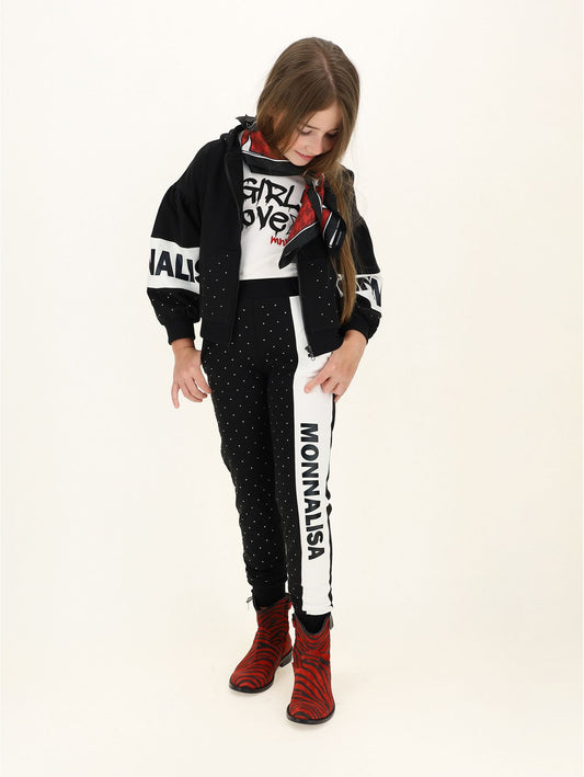 Rhinestone sweatpants