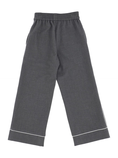 Crepe palazzo trousers