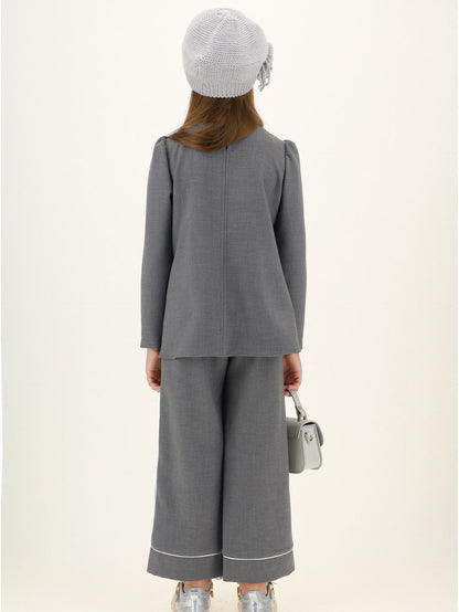 Crepe palazzo trousers