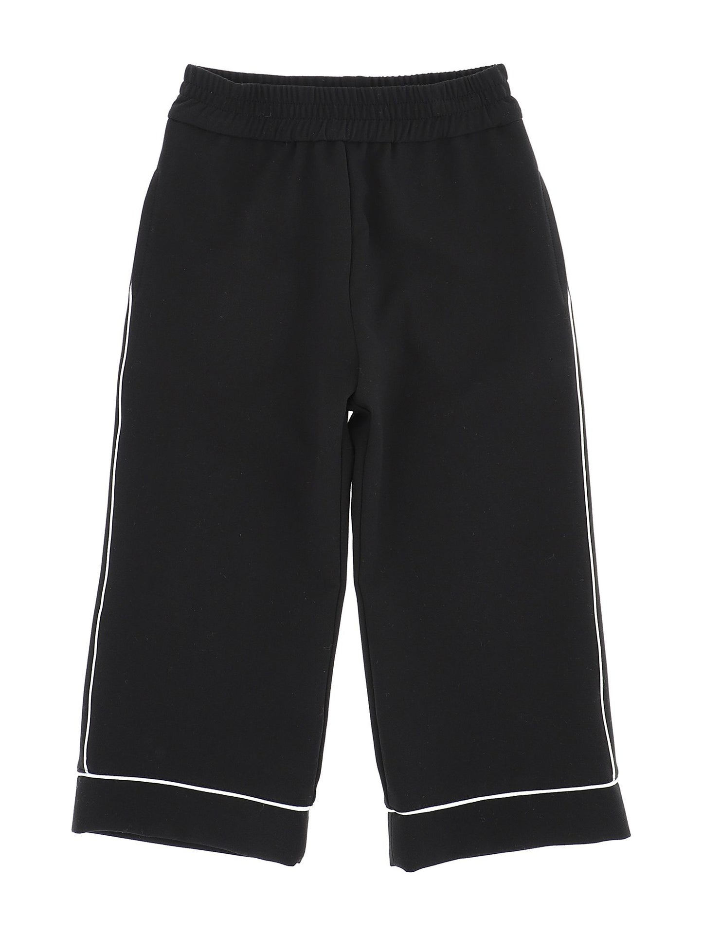 Crepe palazzo trousers