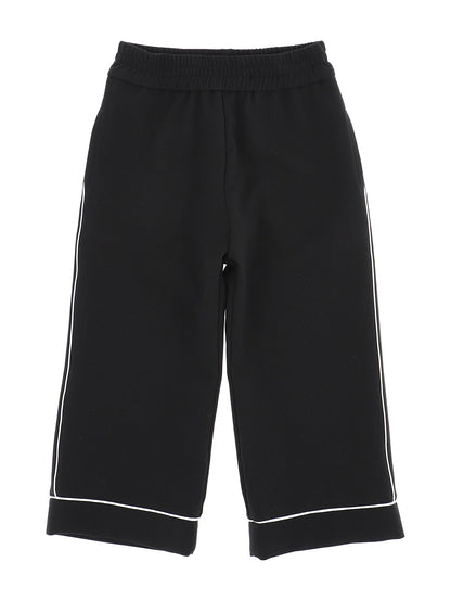 Crepe palazzo trousers