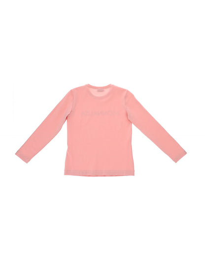 Long-sleeved rhinestone T-shirt