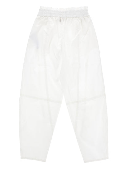 Poplin mum trousers