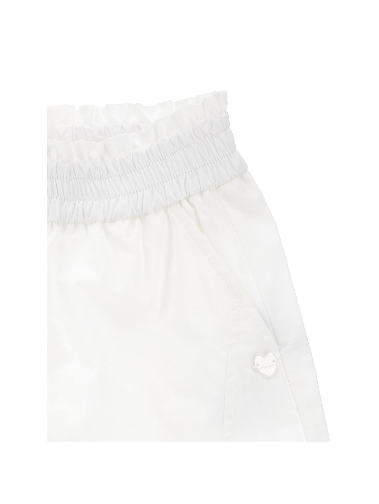 Poplin mum trousers