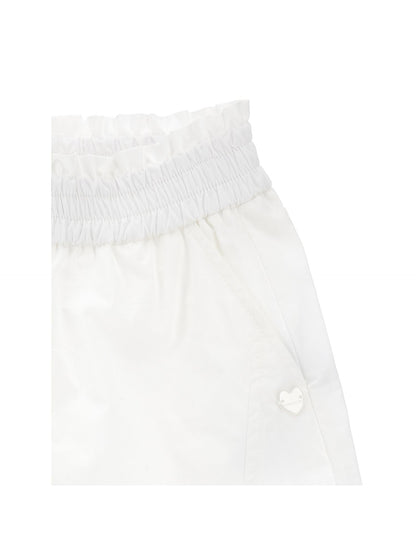 Poplin mum trousers