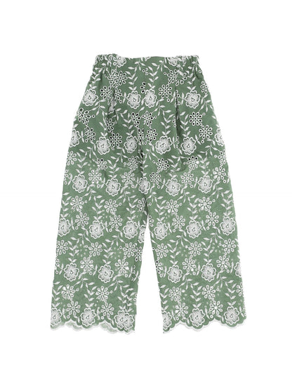 Sangallo floral palazzo trousers