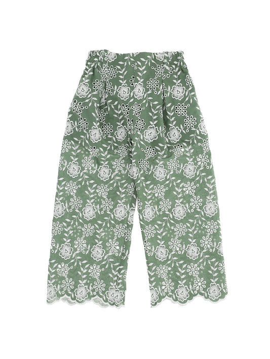 Sangallo floral palazzo trousers