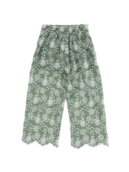 Sangallo floral palazzo trousers