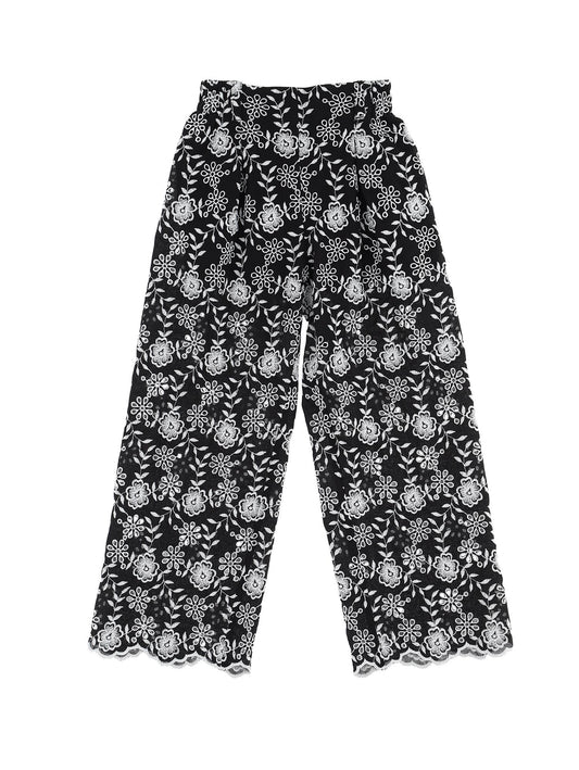 Sangallo floral palazzo trousers