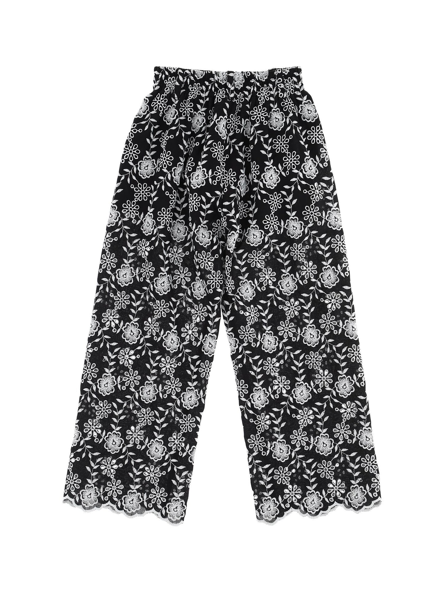 Sangallo floral palazzo trousers