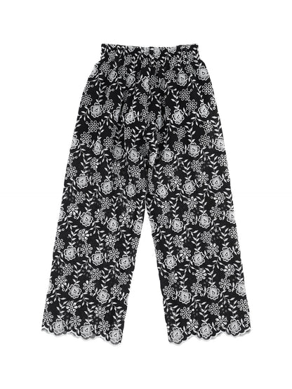 Sangallo floral palazzo trousers
