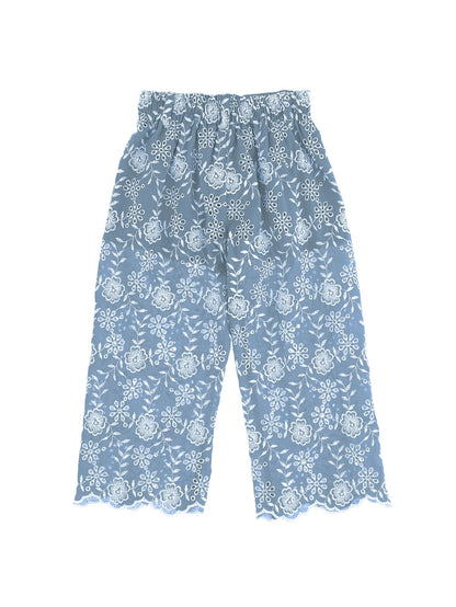 Sangallo floral palazzo trousers