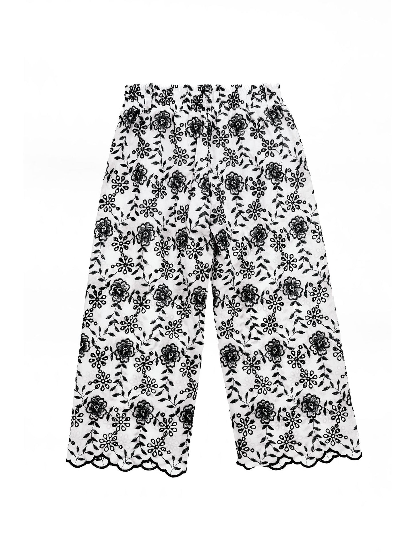 Sangallo floral palazzo trousers