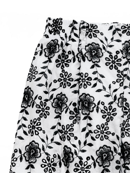 Sangallo floral palazzo trousers
