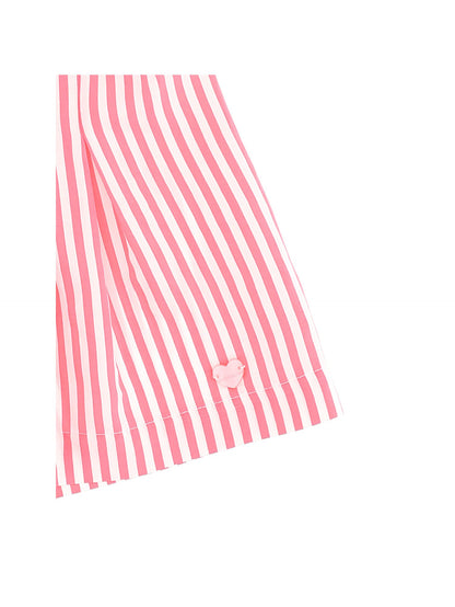 Striped viscose shorts