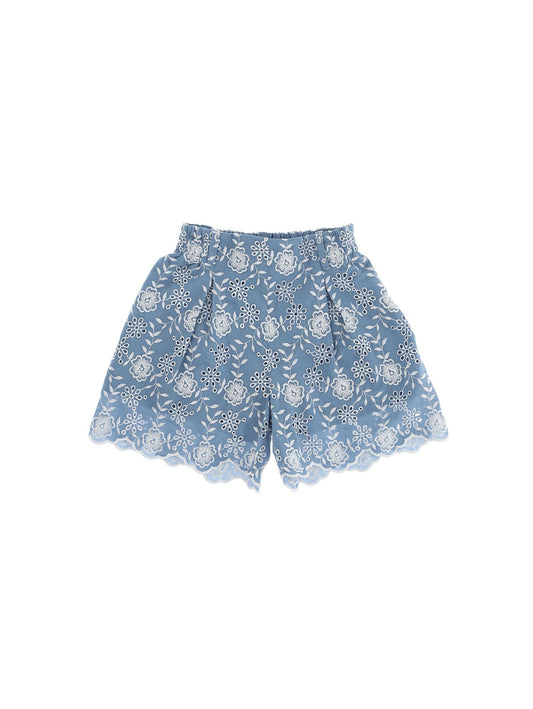 Sangallo floral shorts
