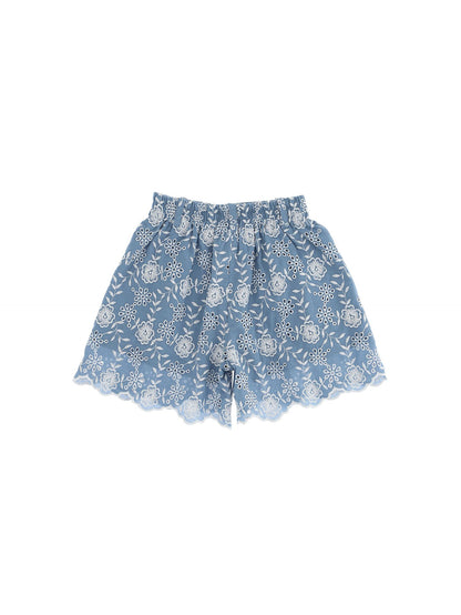 Sangallo floral shorts