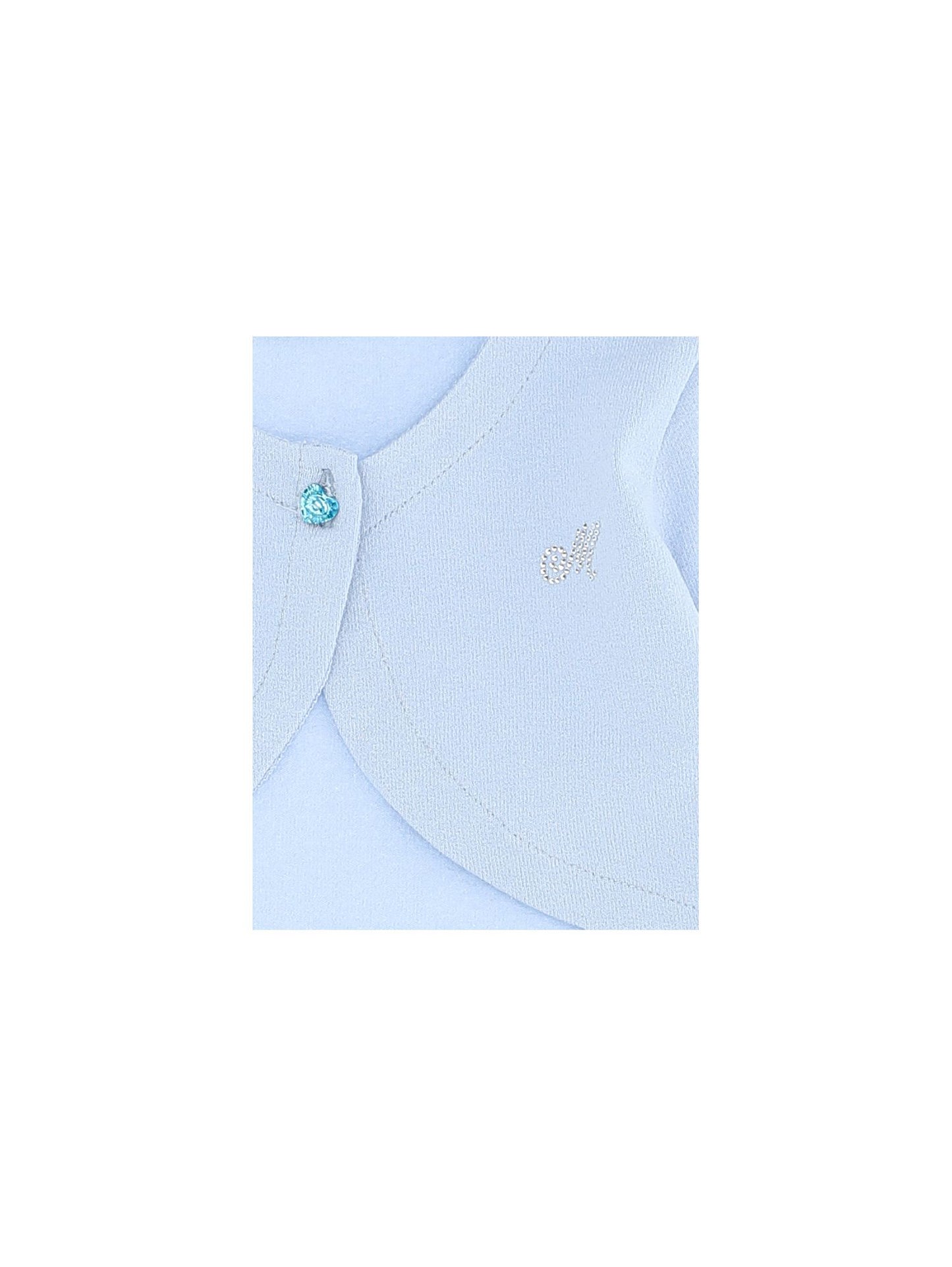 Shaved crepe shrug