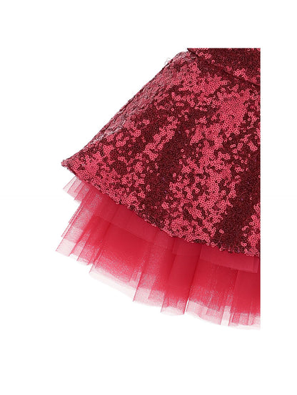 Abito tulle e paillettes