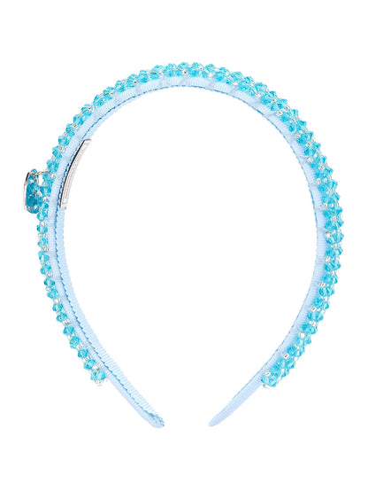 Cerchietto per capelli con perline