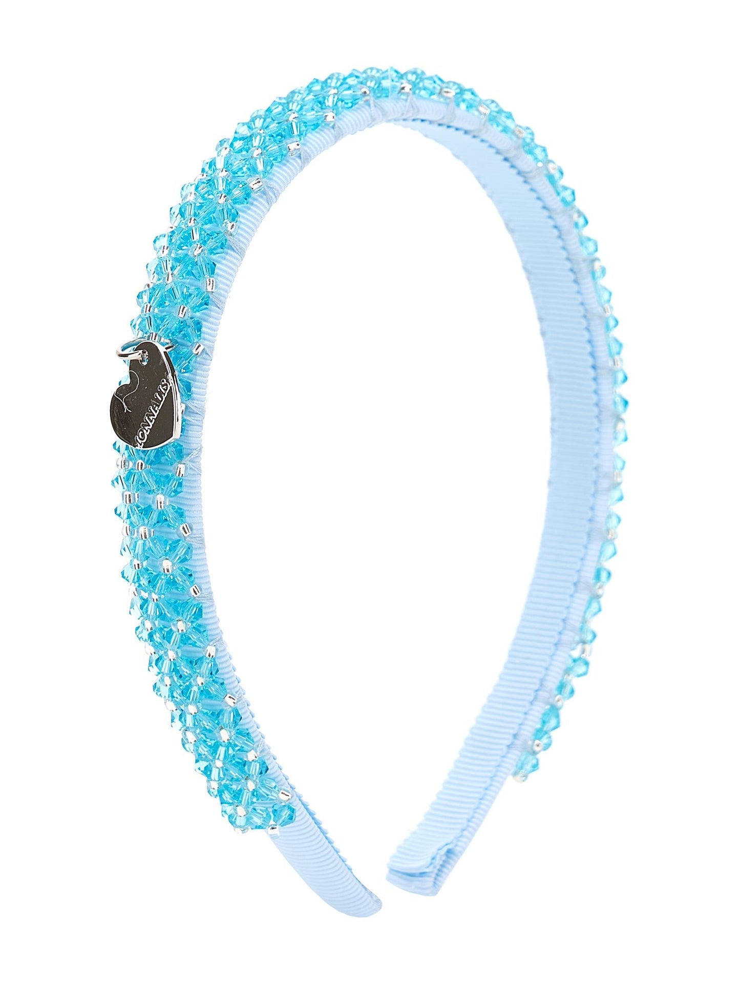 Cerchietto per capelli con perline