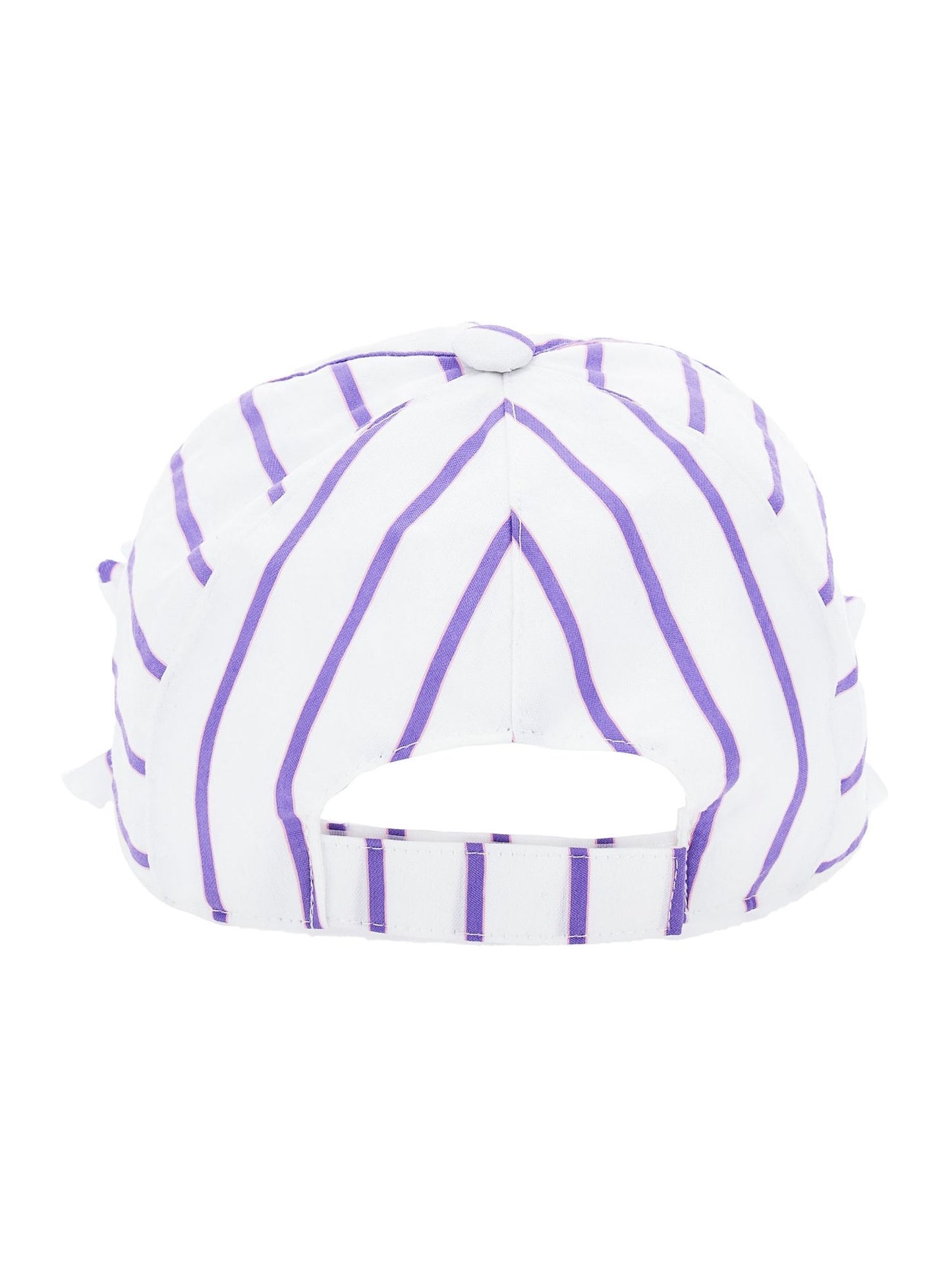 Striped baseball cap