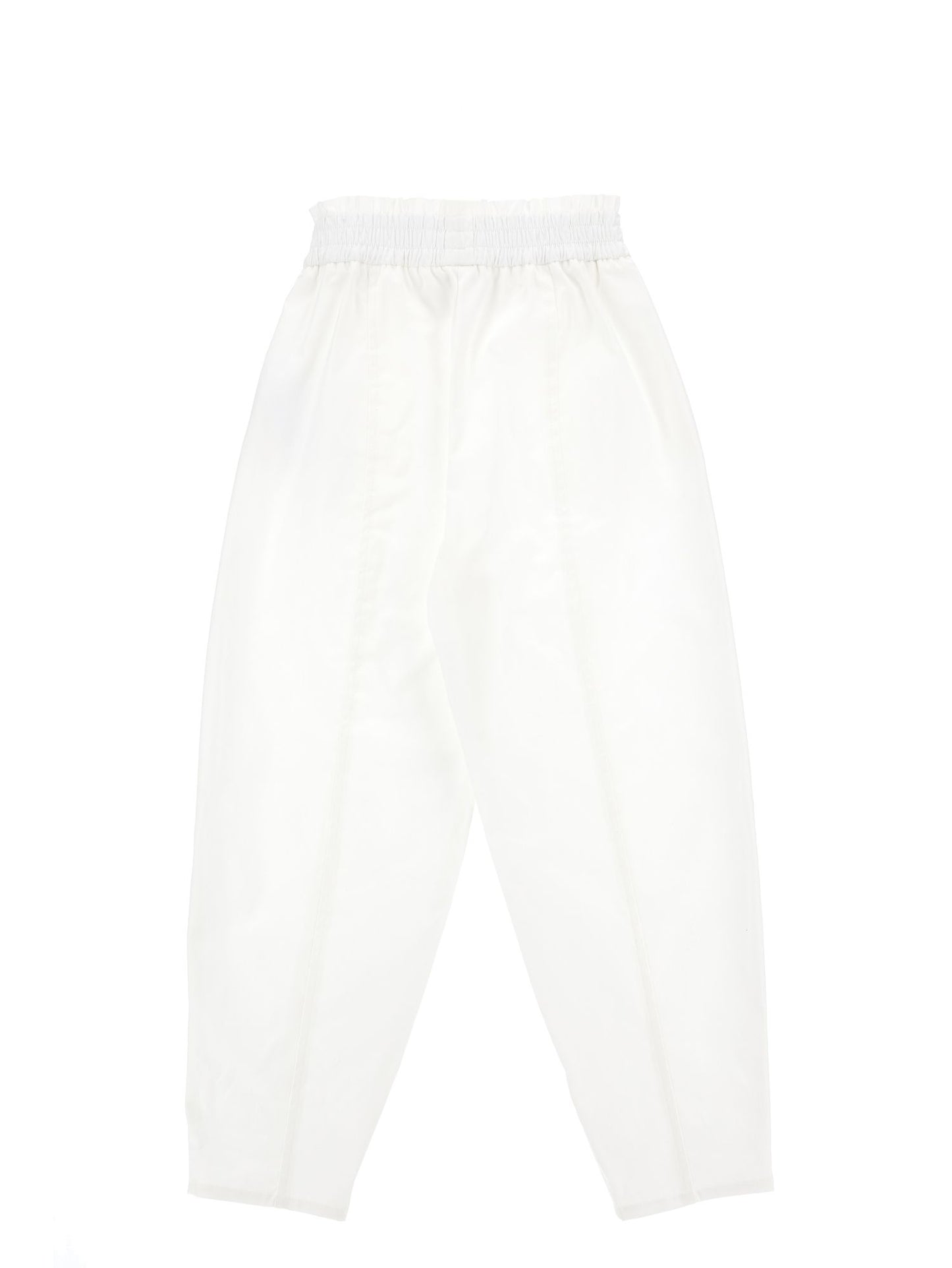 Pantaloni lunghi gabardine a palloncino