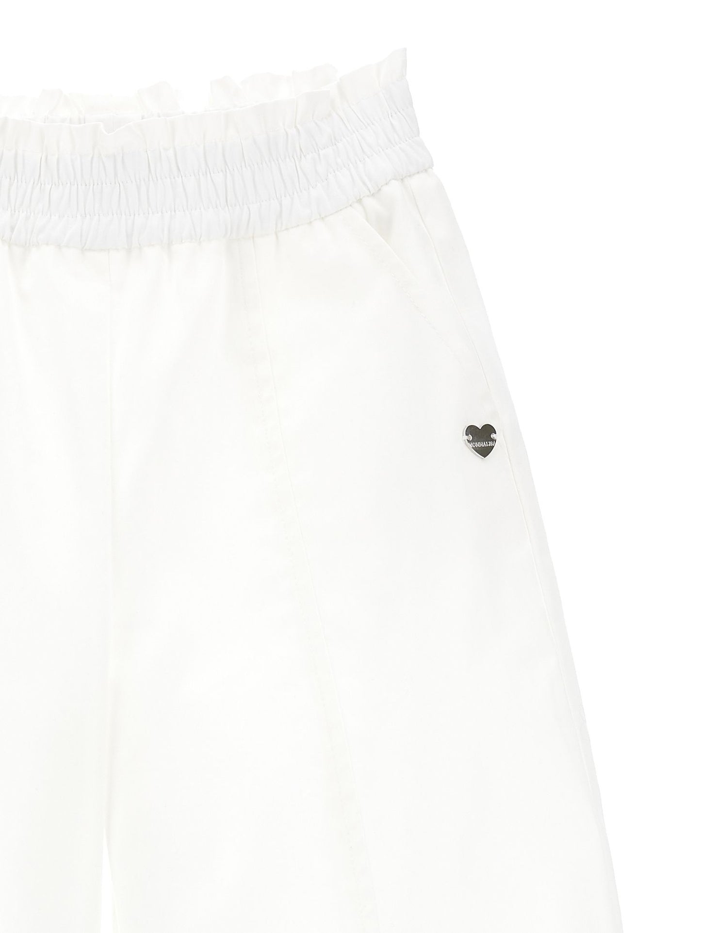 Pantaloni lunghi gabardine a palloncino