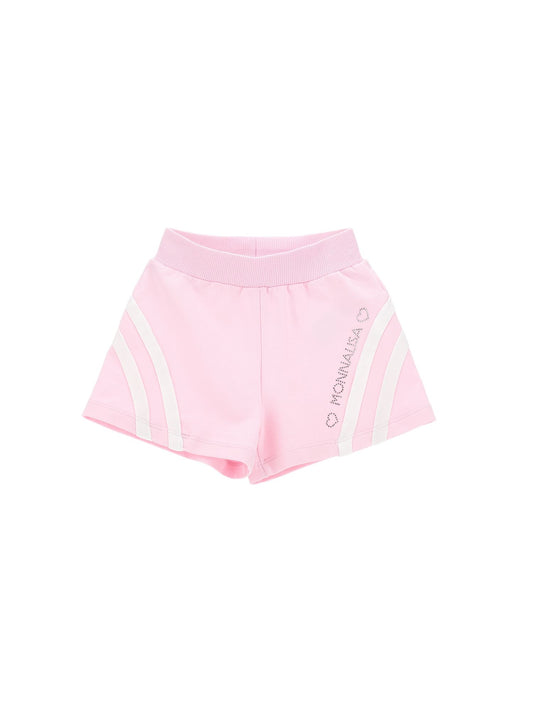 Stretch sweatshirt shorts