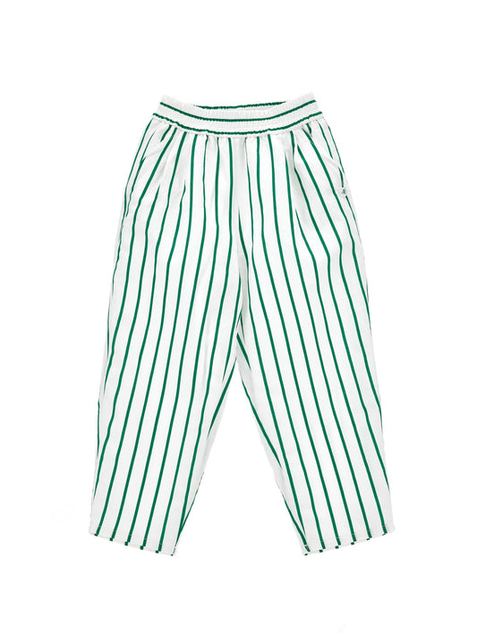 Comfy trousers with alternating stripes