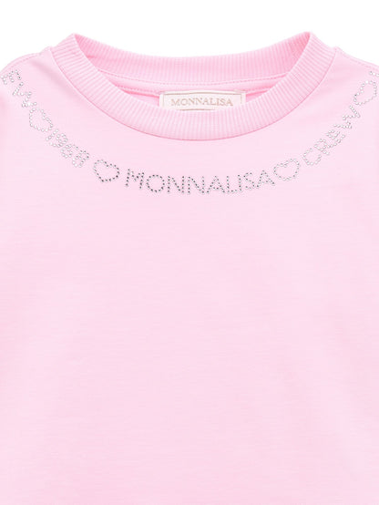 Closed sweatshirt with blousy sleeves