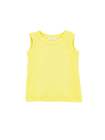 Ribbed viscose tank top