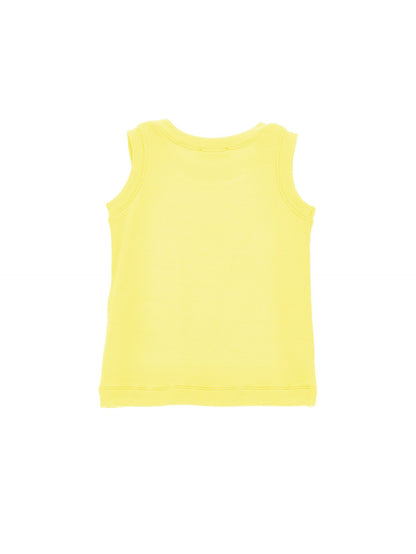 Ribbed viscose tank top