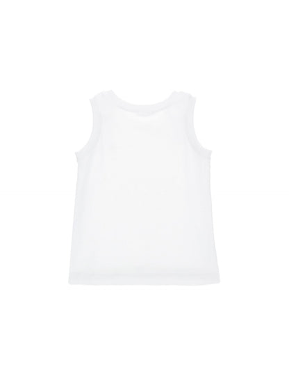 Ribbed viscose tank top