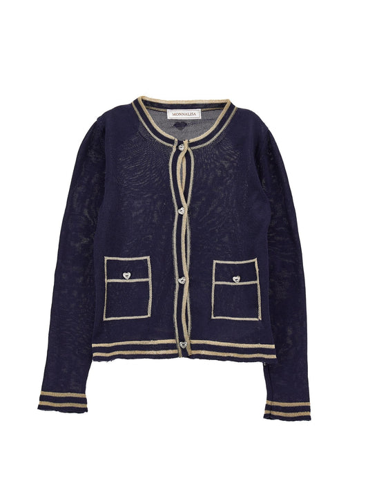 Lurex knitted jacket