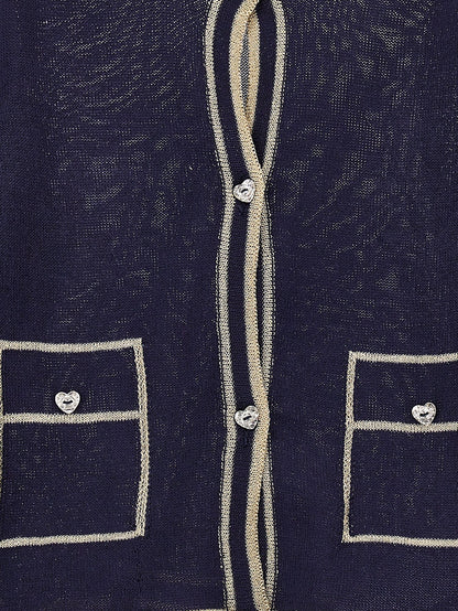 Lurex knitted jacket